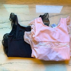 2 Size 6 girls leotards